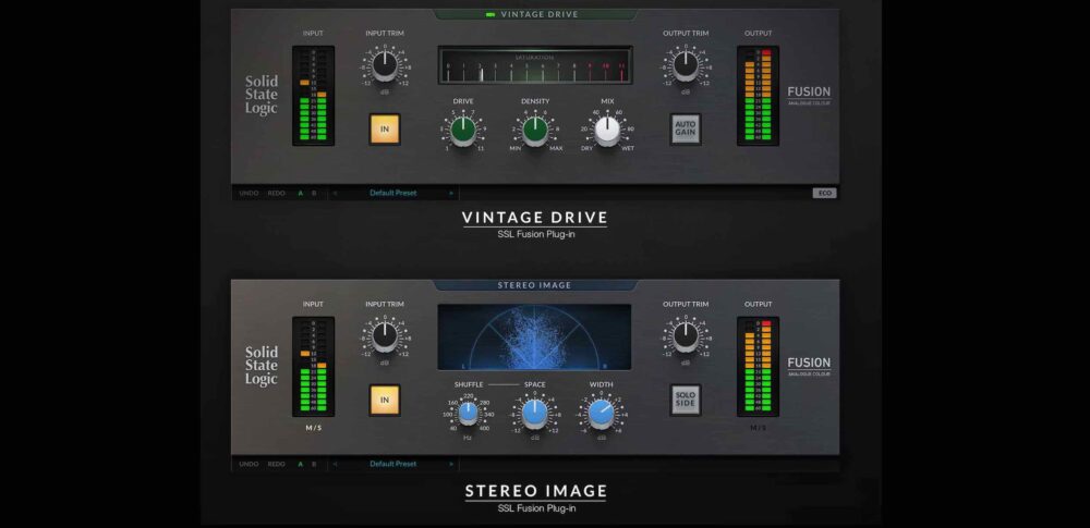 SSL Fusion Stereo Image plug-in audio software daw mixing solid state logic audiofader