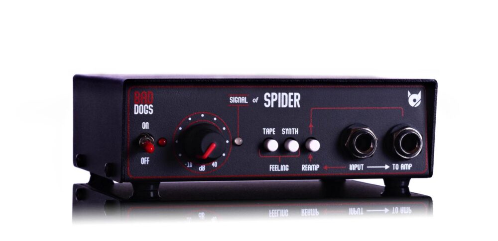 Bad Dogs Spider preamp reamp di box recording studio home project recensione review test andrea scansani audiofader