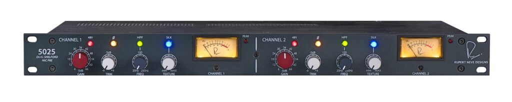 RND 5025 hardware mic preamp recording studio pro audio midiware rupert neve designs