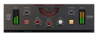 SSL Fusion Transformer plug-in audio mixing processing daw virtual audiofader solid state logic