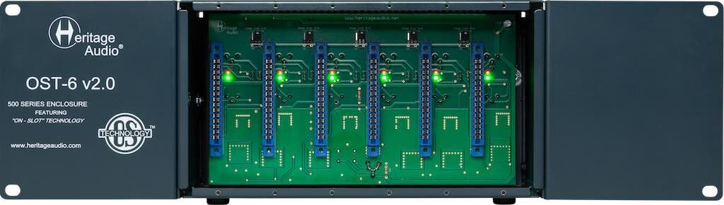 Heritage Audio OST-6 v2 rack lunch box recording mixing api 500 module studio midi music audiofader