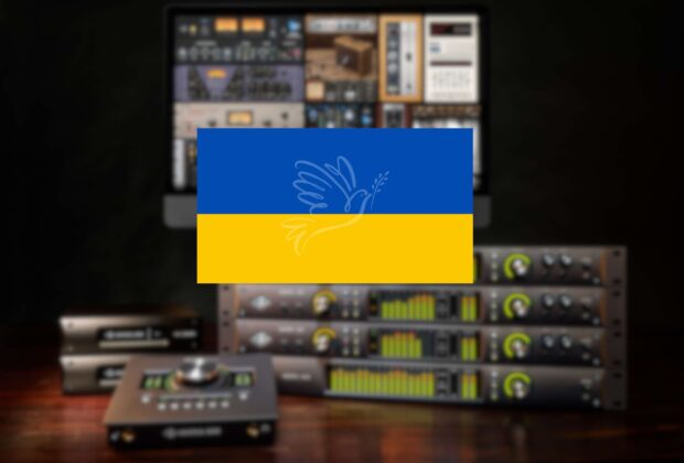 universal audio ukraine stop war russia guerra audio ua giving day audiofader