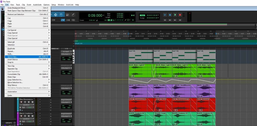 pro tools avid software daw mixing audiofader tutorial vincenzo bellanova