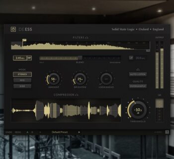 SSL DeEss software mixing daw deesser mixing audiofader solid state logic
