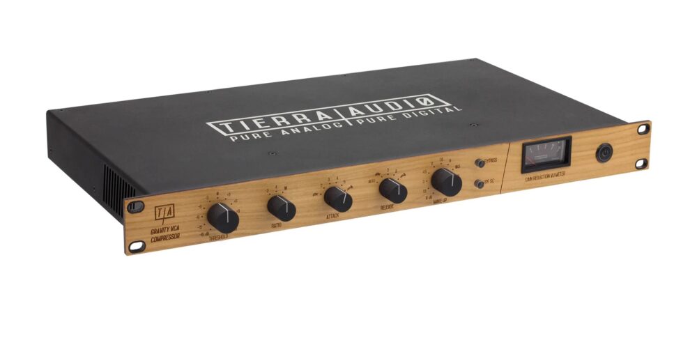 Tierra Audio Gravity VCA compressor test recensione review hardware mixing audiofader