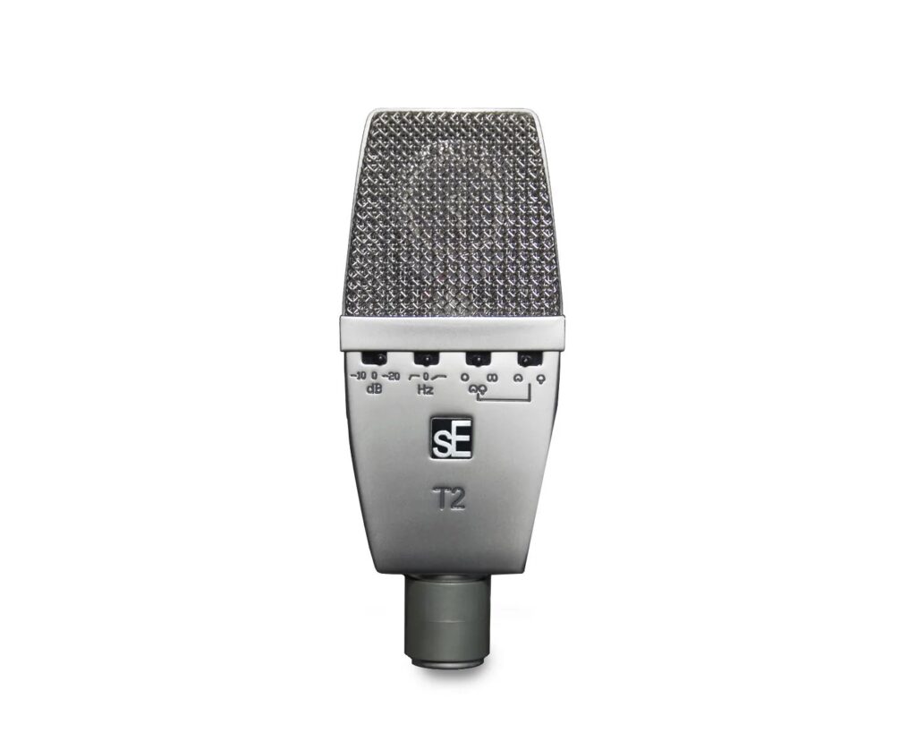 sE Electronics T2 microfono a condensatore largo diaframma recording studio pro audio midiware audiofader