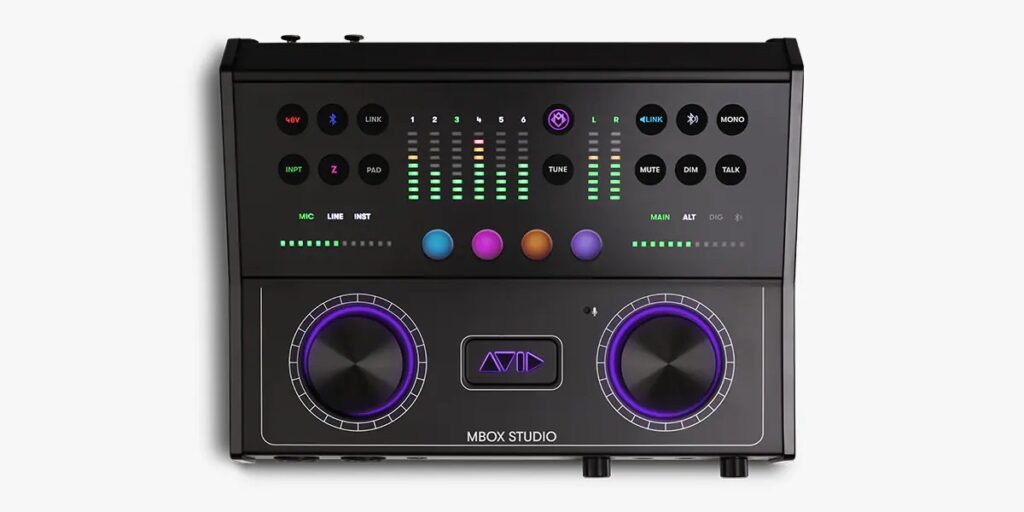 Avid MBox Studio interfaccia audio recording home studio mixing project audiofader