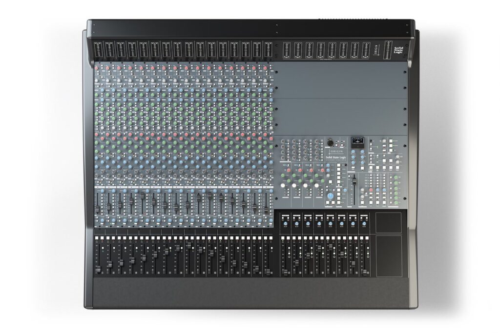 SSL Origin-16 console banco mixer digital analog project studio audio pro audiofader