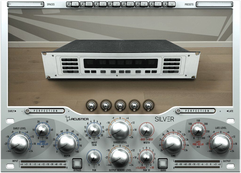 Acustica Audio Silver vol.M riverbero klark-teknik dn-780 emulazione software daw plug-in mixing audiofader