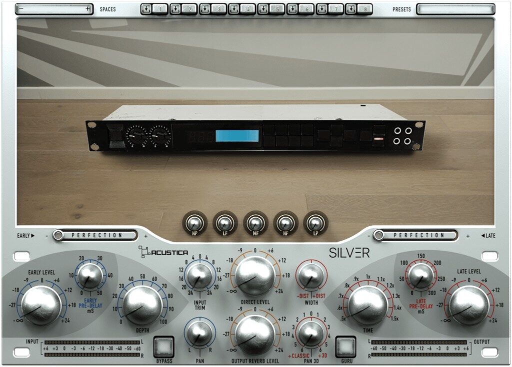 Acustica Audio Silver vol.N riverbero yamaha spx990 emulazione software daw plug-in mixing audiofader