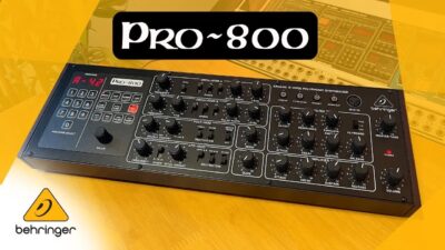 Synth polifonico otto voci analogico Behringer Pro-800 news