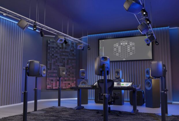 Genelec Virtual Showroom interactive tour audiofader