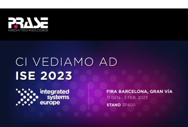 Prase ISE Barcellona 2023 product specialists tour organizzati news audiofader