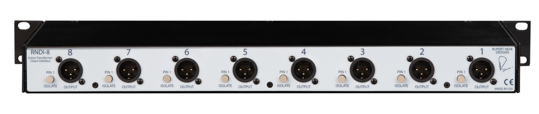 Rupert Neve Designs RNDI-8 D.I. Box 8 independent inputs pro studio hardware best guitar di box news Audiofader