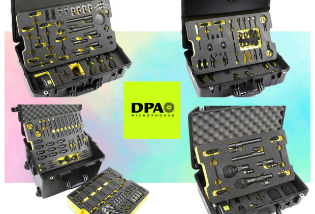 DPA new microphone kits, Kit DLK4000 Live, Kit studio DSK4001, Kit location DLS4000, DDK4000 Drum Miking Kit, RCF Group, news audiofader.com