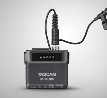 TASCAM DR-10L Pro registratore audio 32 bit lavalier microfono iZotope RX Elements news Sisme audiofader