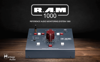 heritage audio r.a.m. 1000 controller monitor bluetooth news midi musicaudiofader.com