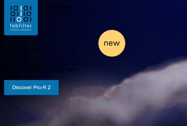 fabfilter pro-r 2 new reverber plug-in news audiofader.com