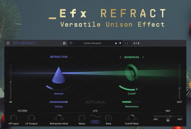 arturia efx refract versatile unison effetto plug-in freeware fino 4 gennaio 2024 news midiware audiofader.com