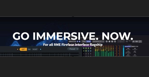 rme crossfeed e eq audio immersive dolby atmos per serie fireface news midiware audiofader.com