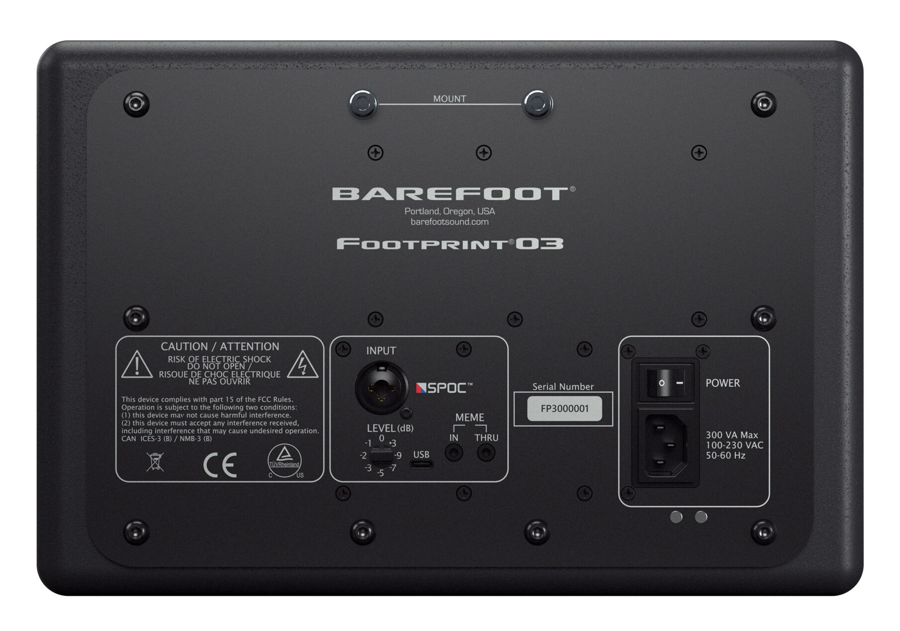 barefoot footprint fp-03 monitor attivi tre vie news funky junk audiofader.com