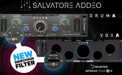 acustica audio salvatore addeo improve your mix druma voxa plug-in bundle news audiofader.com