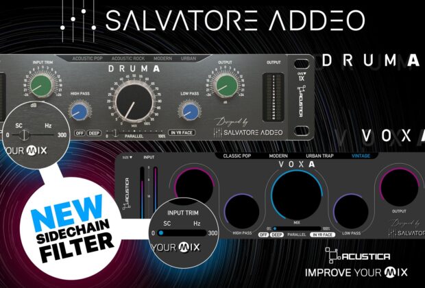 acustica audio salvatore addeo improve your mix druma voxa plug-in bundle news audiofader.com