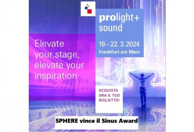 prolight + sound 2024 audio x1 matrix array evvc exosphere holoplot sinus sphere sphere immersive sound powered sphere sinus award systems integration award vplt news audiofader