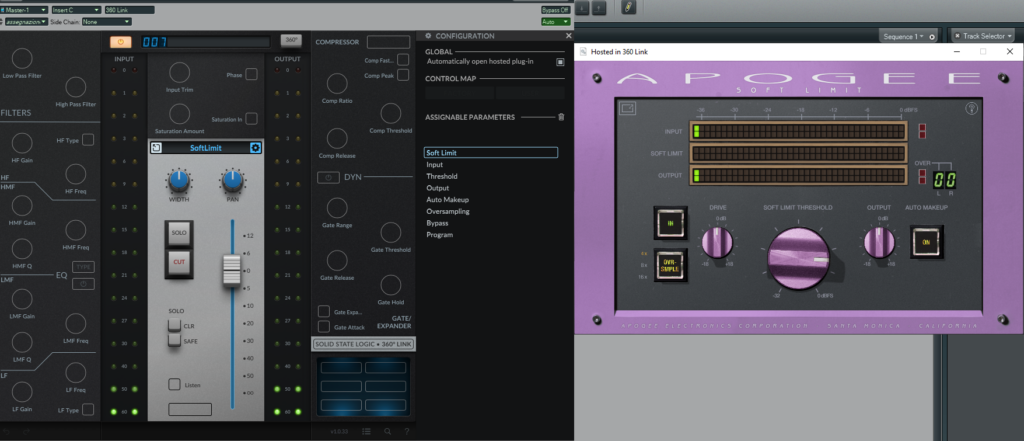 ssl uc1 review opinion recensione prezzo usato channel strip 2 bus compressor 2 virtualmidi 360 link automation solid state logic third party plugins plugin luca pilla audiofader