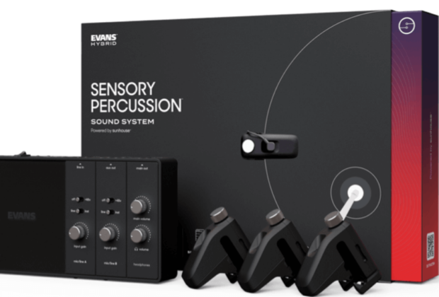 evans hybrid sensory bundle kit sensori batteria acustica software sunhouse sensory percussion sound system news d'addario audiofader