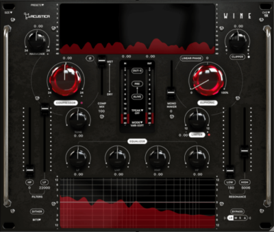 acustica audio wine mastering finalizer plug-in recensione review opinion opinione test prezzo price andrea scansani news audiofader