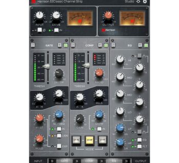 solid state logic 32classic channel strip plug-in harrison audio 32classic emulator news midiware audiofader