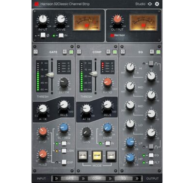 solid state logic 32classic channel strip plug-in harrison audio 32classic emulator news midiware audiofader