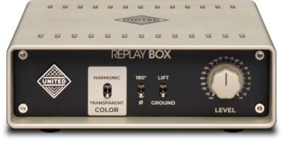 United Studio Technologies Replay Box reamp box a doppio trasformatore hardware trasformatore step-up 5043 prezzo price news audiofader