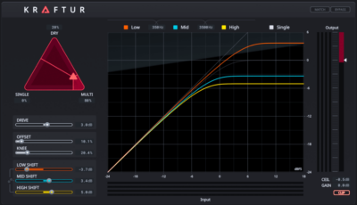 Soundtheory Kraftur plug-in clipper multibanda review test recensione Andrea Scansani audiofader